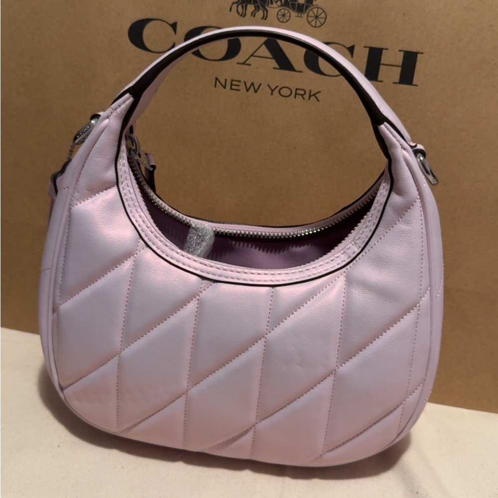 Coach Carmen Quilted Leather Shoulder Bag - Picture 5 of 7